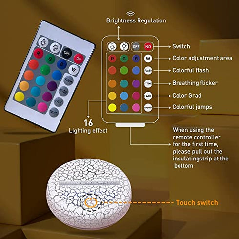 I Love you Multicolor 3D Night Light